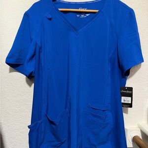 Royal Blue Cherokee Scrub Shirt